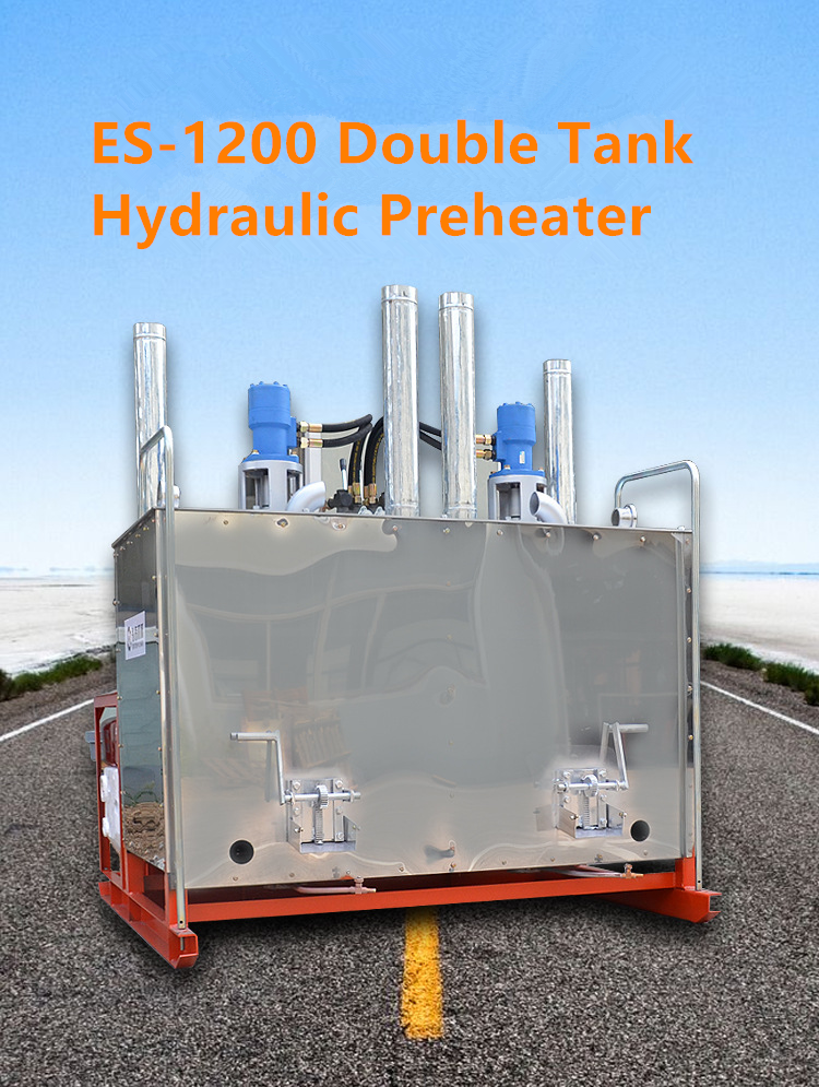 ES-1200H Hydraulic Double Tank Preheater Machine - Estraffic Pile ...