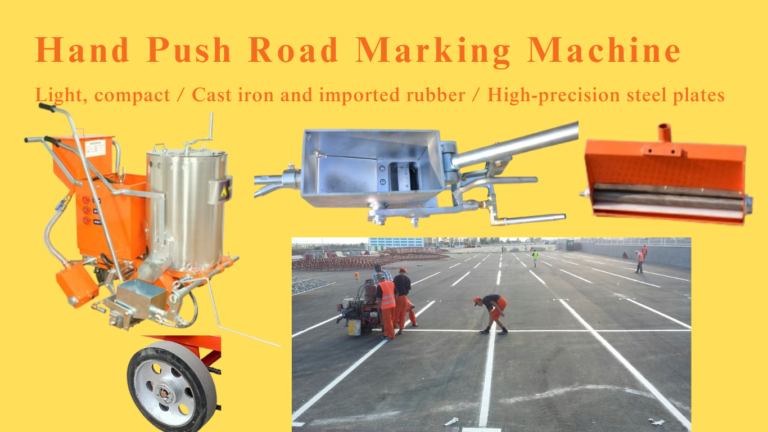 walk behind road marking machine