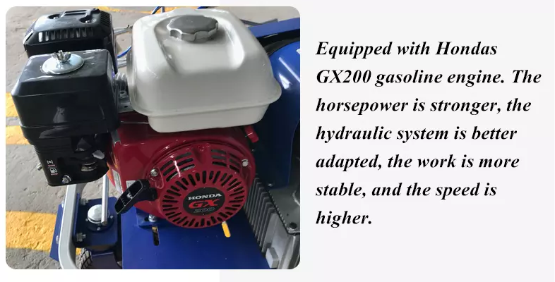 Airless spraying road marking machine main parts (4)