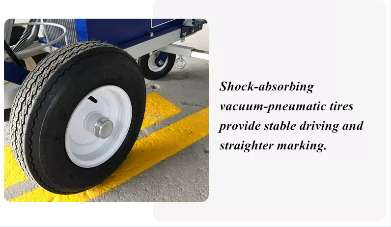 Airless spraying road marking machine main parts (5)