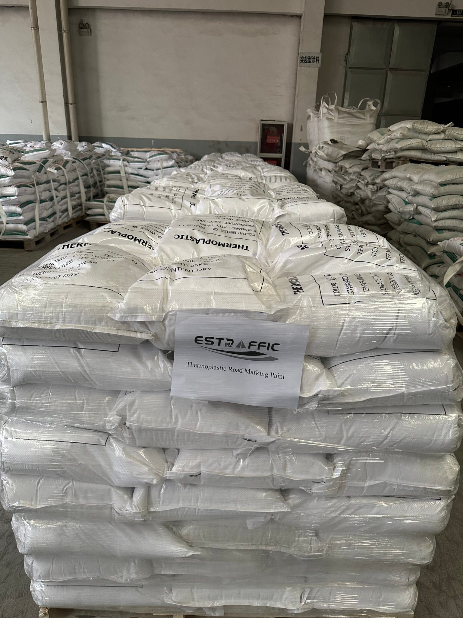 thermoplastic paint packaged photo