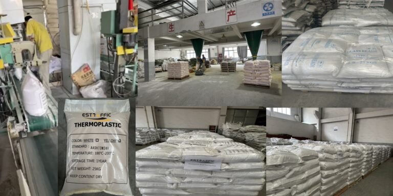 thermoplastic paint production