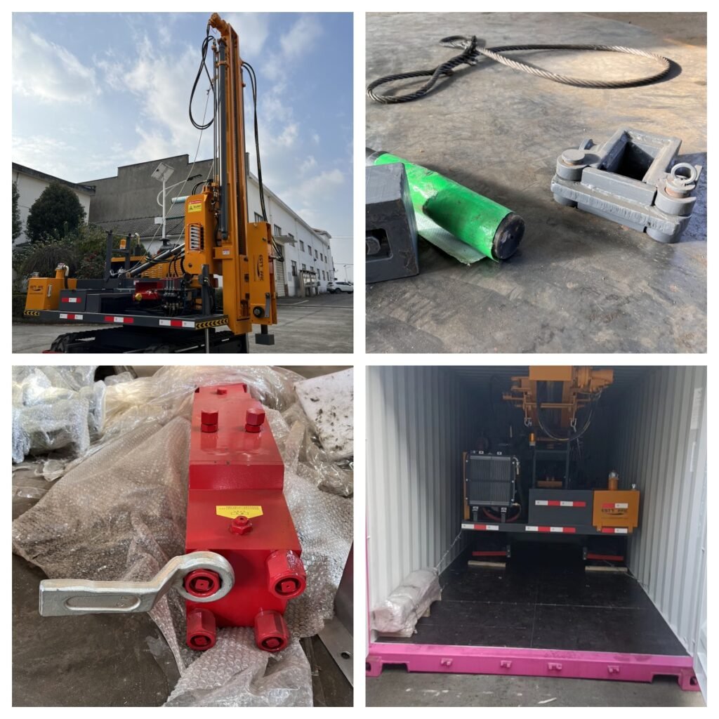 pile driving machine delivery photo