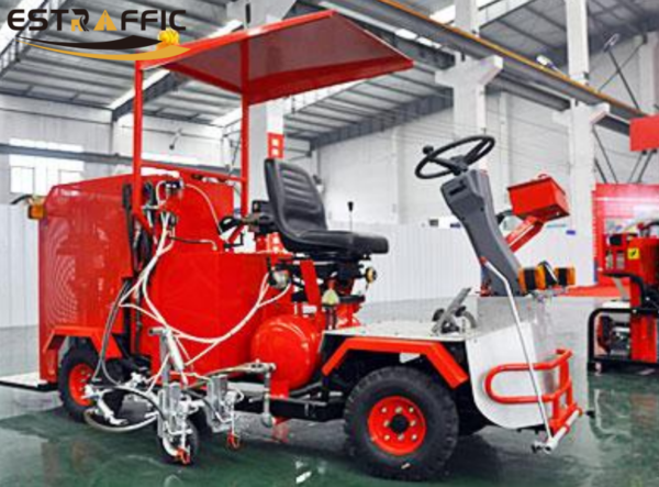 automatic driving type airless spraying cold paint road marking machine