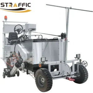 automatic driving type thermoplastic extrusion road marking machine