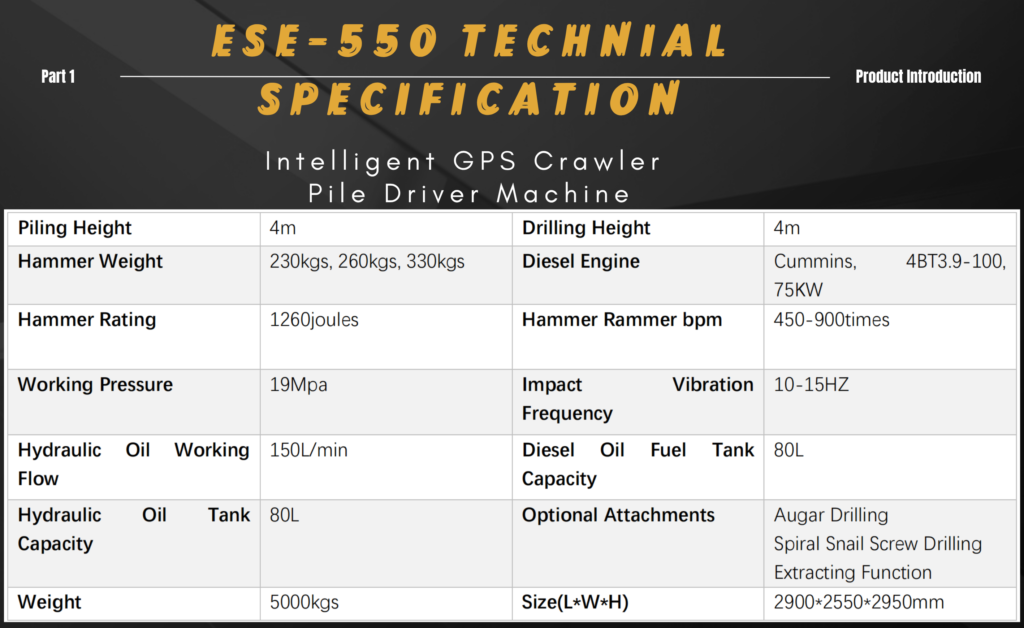 ES-550 GPS pile driving machine webpage (2)