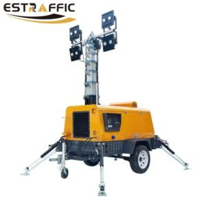 9m electric lifting lighting tower