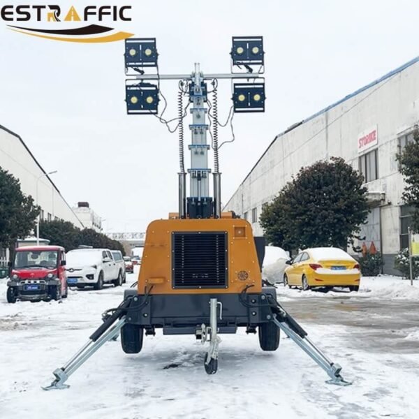 9m hydraulic lighting tower1
