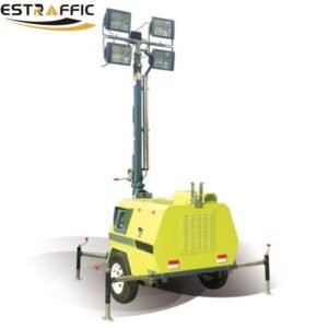 9m lighting tower hand lifting