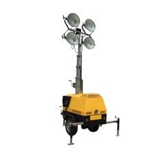 Metal halide lamp light tower