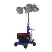 hand push portable light tower