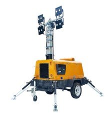 hydraulic lifting light tower
