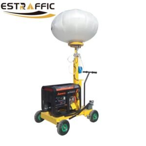 potable light tower ballon lamp hand push type (3)