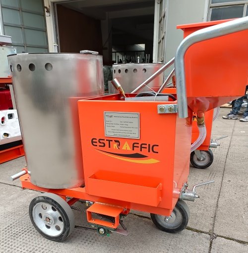 hand push road marking machine